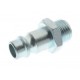 ADAPTADOR MACHO ACERO 1/4