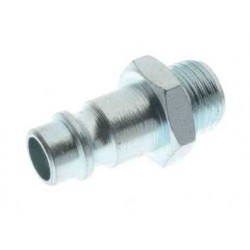 ADAPTADOR MACHO ACERO 1/4