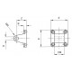 VCM 80 CHARNELA MACHO ALUMINIO