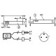 SENSOR REED 5-120 V. CONECTOR M8 300 MM