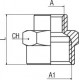 PROLONGACION HEMBRA 3/4 1"