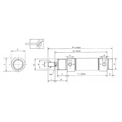 DEAM Ø 32 C.80  A95 AMORTIGUADO MAGNETICO