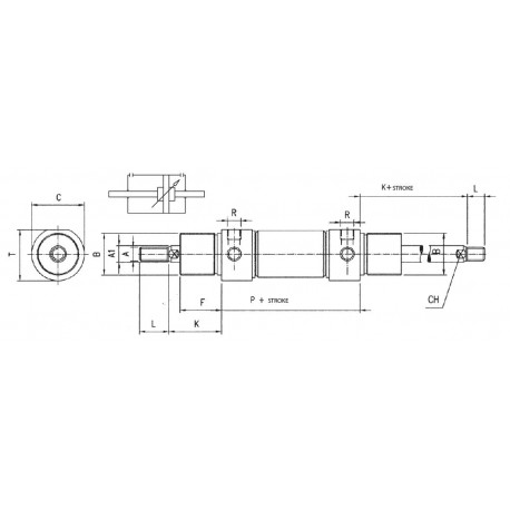 DEAMP Ø 32 C.100  A95 AMORT.MAG.PASANTE