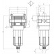 FIL COALESCENTE 0 1/8 0,01 MICRON