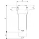 FILTRO COALESCENTE 2" 1 MICRON 16500 L/M