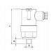 PRESOSTATO MEMBRANA 1/8 0,1-1 BAR NC