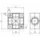 CRUZ EN ALUMINIO 1/8