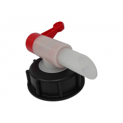 Grifo (61 mm, PE) para bidones 25 L de PE