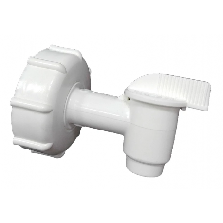 Tapa-Grifo (60 mm, PE) para bidones 10 L y 60 L de PE excepto para 10 L ácido sulfúrico concentrado