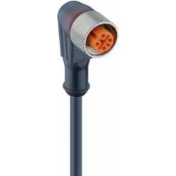 CONECTOR Acodado RKWT-LEDA4-3-06/5 M8 3 hilos cable 5m con LED