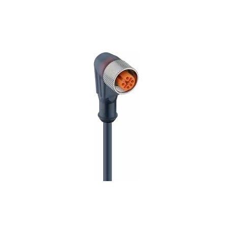 CONECTOR Acodado RKWT-LEDA4-3-06/5 M8 3 hilos cable 5m con LED