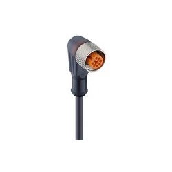 CONECTOR Acodado RKWT-LEDA4-3-06/2 M12 3 (PNP) hilos cable PVC 2m con LED