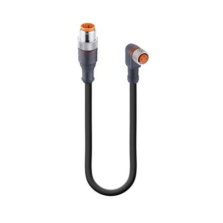CONECTOR Acodado RST-3-RKMWV/LED-A3 224/1M M12 3 hilos cable PUR 1m con LED