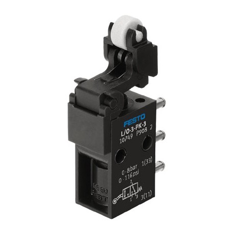 Válvula de Palanca con Rodillo Abatible L/O-3-PK-3 Ref. FESTO 10749