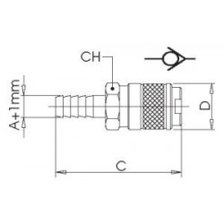 ENCHUFE ESPIGA 8