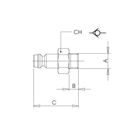 ADAPTADOR MACHO 3/8