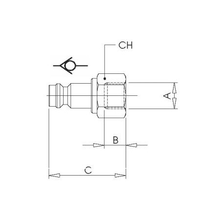 ADAPTADOR HEMBRA 1/4