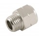 ADAPTADOR HEMBRA-MACHO CILINDRICO NPTF 1/4