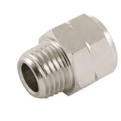 ADAPTADOR HEMBRA-MACHO CILINDRICO NPTF 1/4