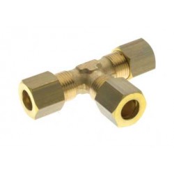 Racord a Te Intermedio Ø6mm Ref. Aignep 13200 6