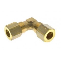 Racord Codo a L Intermedio Latón Ø10mm Ref. Aignep 13260 10