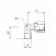 Racord Codo Macho Universal Ø10mm R1/2 Ref. Aignep 13280 10 1/2