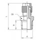 RECTO CONICO MACHO 4/2,7 1/8