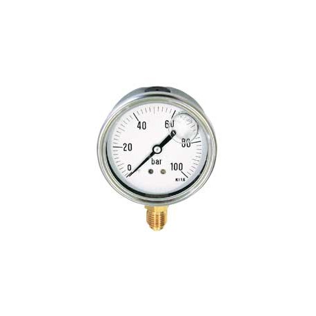 MANOMETRO RADIAL GLICERINA 1/4 0-40