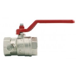 VALVULA ESFERA HEMBRA 1"1/4 CON VALV.DESCARGA
