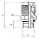 RECTO MACHO ROSCA METRICO 6/4 M12X1,25