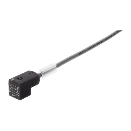Conector tipo Zócalo con Cable KME-1-24DC-5-LED Ref. FESTO 30945