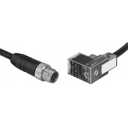Conector tipo Zócalo con Cable KMEB-2-24-M12-0,5-LED Ref. FESTO 177677