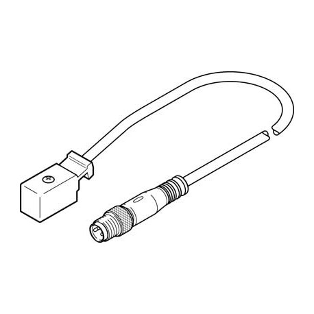 Cable de Conexión KMYZ-2-24-M8-2,5-LED Ref. FESTO 177678