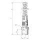 RECTO CONICO MACHO CON MUELLE 10/8 1/4