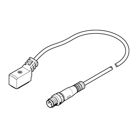 Cable de Conexión NEBV-Z4WA2L-R-E-0.5-N-M8G3-S1 Ref. FESTO 8047683