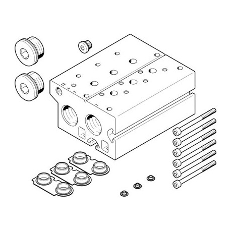 Placa de Alimentación VABM-B10-30E-G34-4-P3 Ref. FESTO 8026397