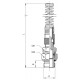 RECTO GIRAT.CILIND.MACHO MUELLE 10/6,5 1/4