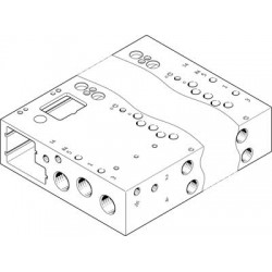 Perfil Distribuidor VABM-L1-14W-G14-24-GR Ref. FESTO 573510