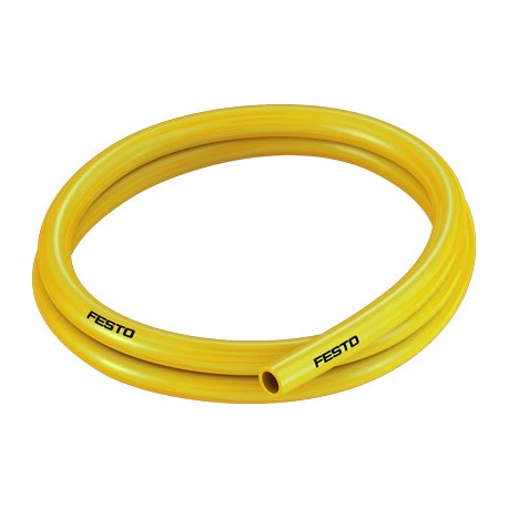 Tubo Plástico Poliuretano Resist. Hidrólisis Ø16x2,5 Amarillo 50m Ref. FESTO 558304