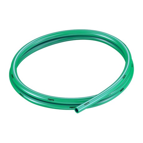 Tubo Plástico Poliuretano Resist. Hidrólisis Ø8x1,25 Verde 50m Ref. FESTO 558294