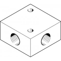 Bloque Distribuidor FR-4-1/4 Ref. FESTO 2960