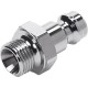 Acoplamiento Exterior Tipo Clavija KS3-1/8-A Ref. FESTO 3492