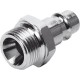 Acoplamiento Exterior Tipo Clavija KS4-3/8-A Ref. FESTO 2155