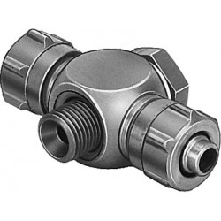 Unión Rápida en T TCK-1/4-PK-6-KU Ref. FESTO 6266