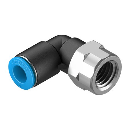 Racor Rápido Roscado en L QSLF-1/4-8-B Ref. FESTO 153277