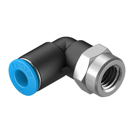 Racor Rápido Roscado en L QSLF-1/8-6-B Ref. FESTO 153274