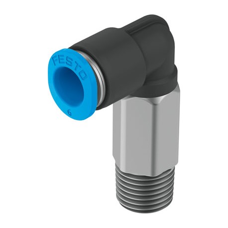Racor Rápido Roscado en L, Largo QSMLL-1/8-4 Ref. FESTO 153340