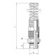 RECTO MACHO R.METRICA MUELLE 6/4 M12X1,5