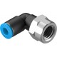 Racor Rápido Roscado en L QSLF-1/4-6-B Ref. FESTO 153275