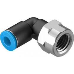 Racor Rápido Roscado en L QSLF-1/4-6-B Ref. FESTO 153275